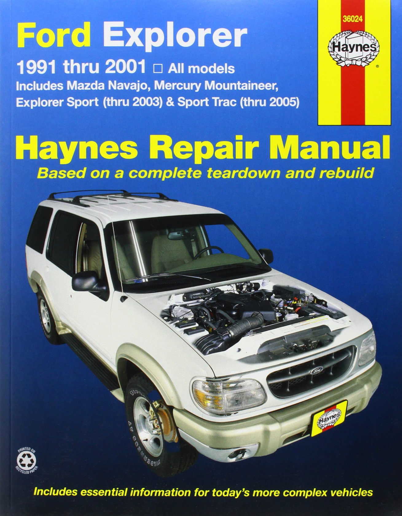 Repair Manual Haynes 36024 Ford Explorer 1991 2001 Pdf Free Download